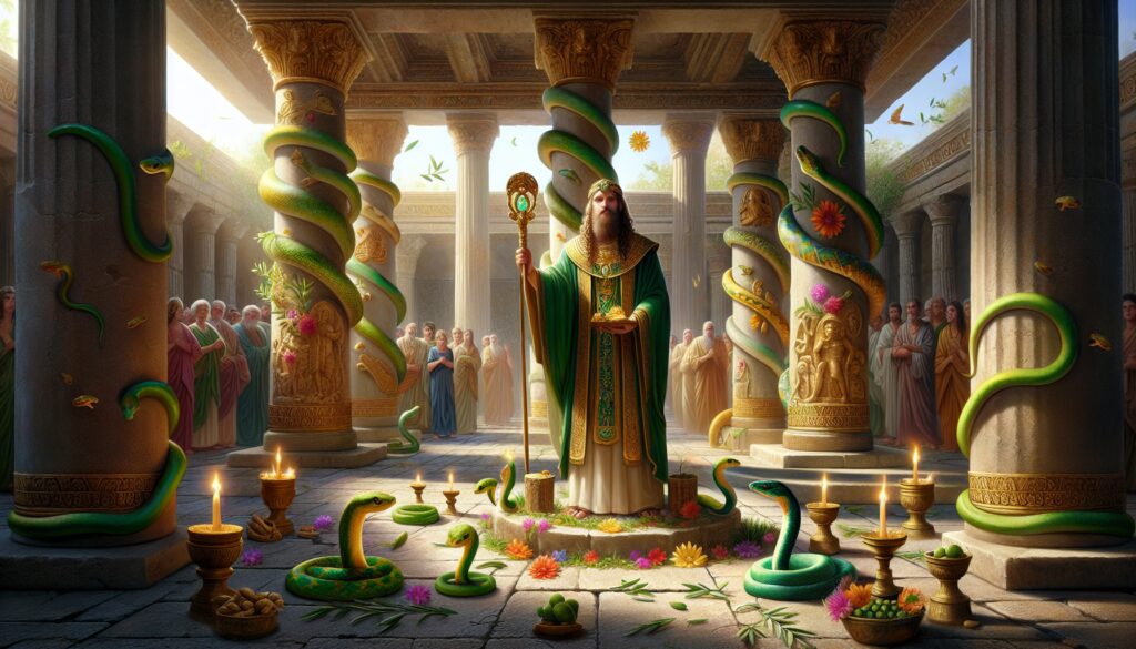 shadrapa dios fenicio de la curacion y las serpientes Diosas, dioses y deidades