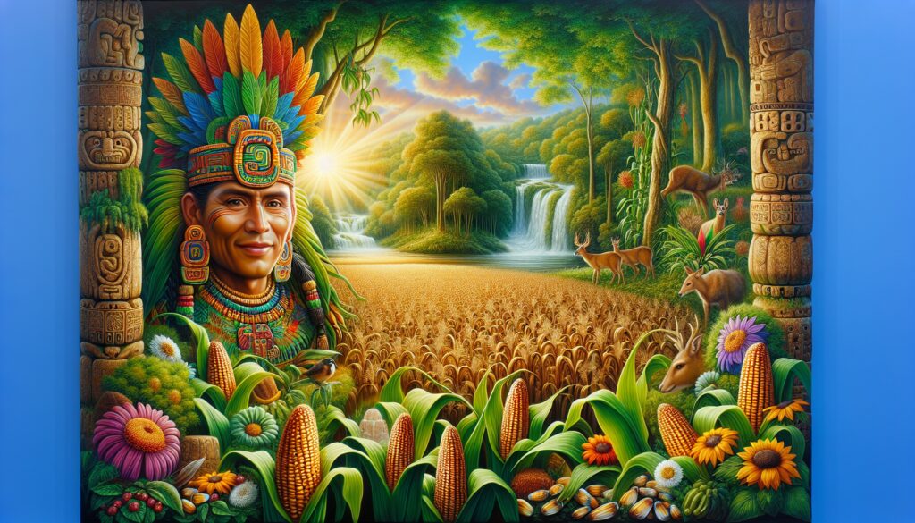 yum kaax dios maya de la agricultura y el maiz Diosas, dioses y deidades