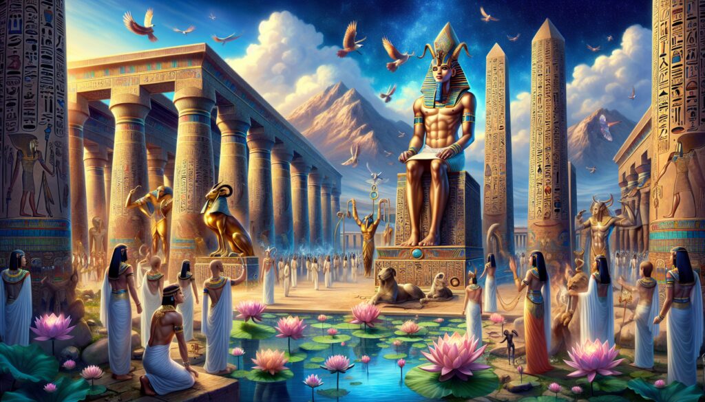atum dios egipcio Diosas, dioses y deidades