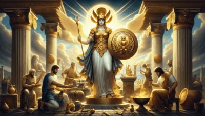 atenea diosa guardiana de la artesania la guerra estrategica y la sabiduria Diosas, dioses y deidades