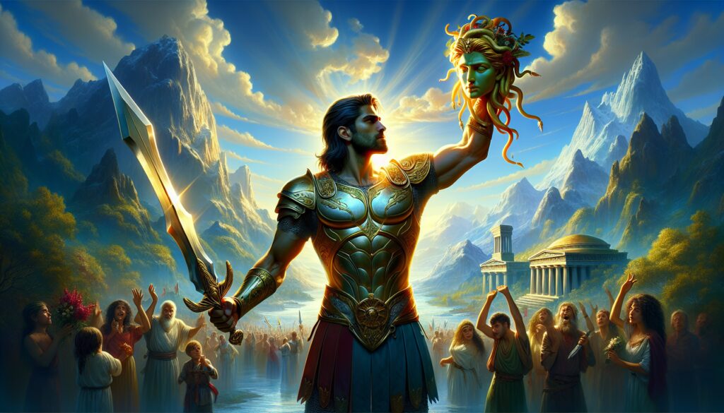 perseo heroe griego y su legendario enfrentamiento con medusa Diosas, dioses y deidades