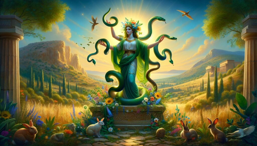 la diosa de las serpientes figura recurrente en el arte minoico y su simbolismo Diosas, dioses y deidades