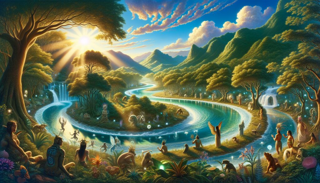 la importancia de los rios sagrados en las tradiciones mitologicas Diosas, dioses y deidades