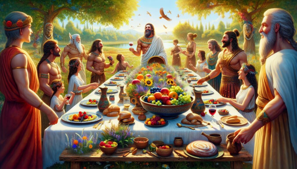 el significado de la hospitalidad en las tradiciones mitologicas Diosas, dioses y deidades