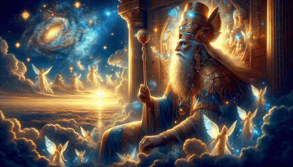 anu dios del cielo y padre de los dioses en babilonia Diosas, dioses y deidades