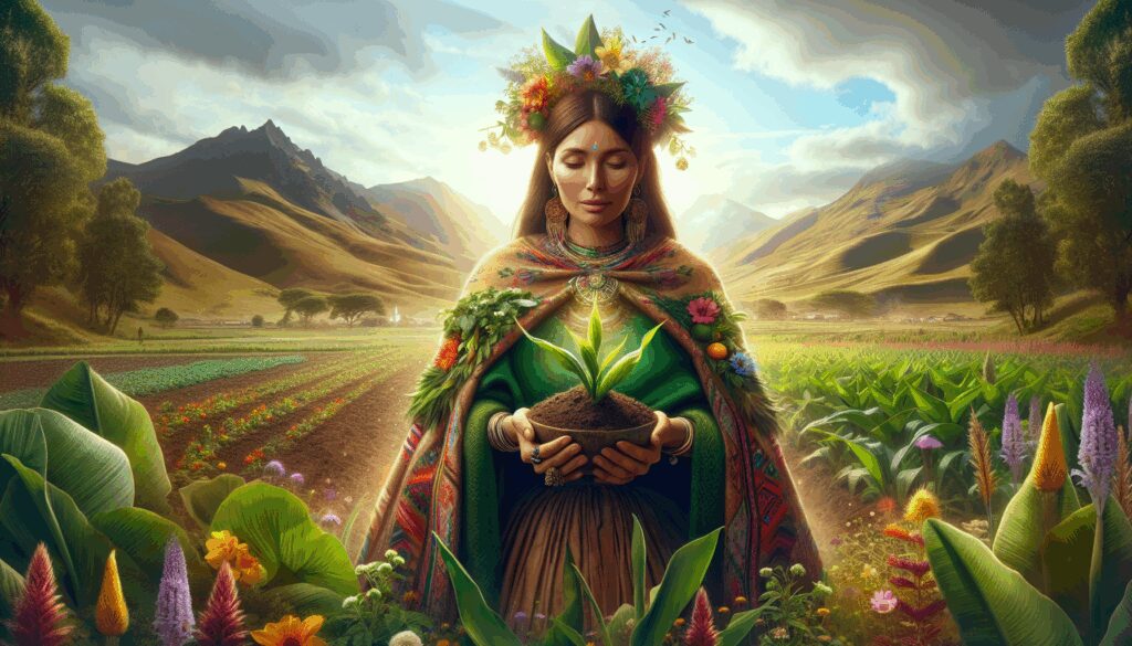 pachamama diosa diosa de la tierra fertilidad cultivos y presencia vital para la vida humana Diosas, dioses y deidades