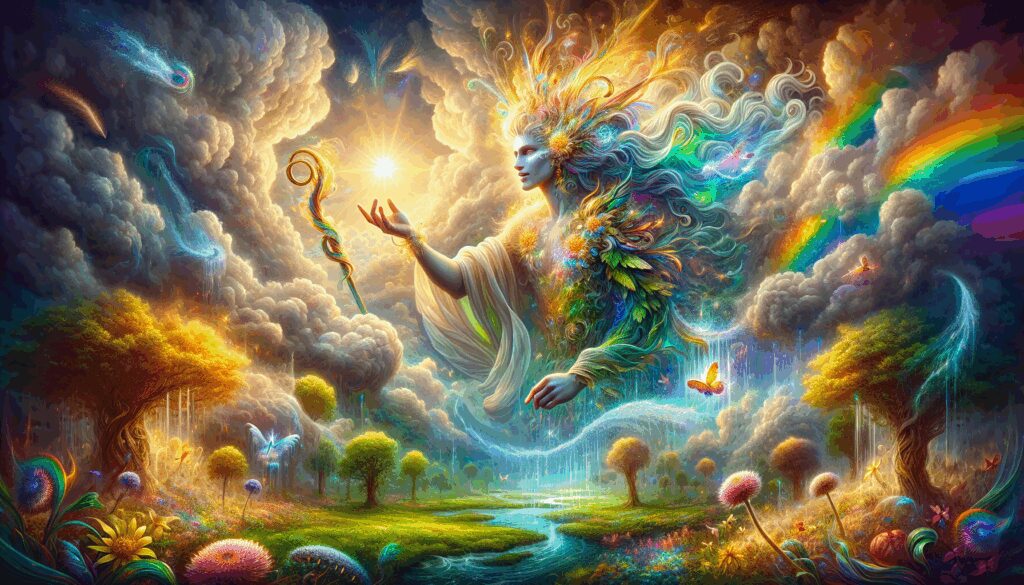 kon dios dios del viento y la lluvia que llega desde el sur Diosas, dioses y deidades