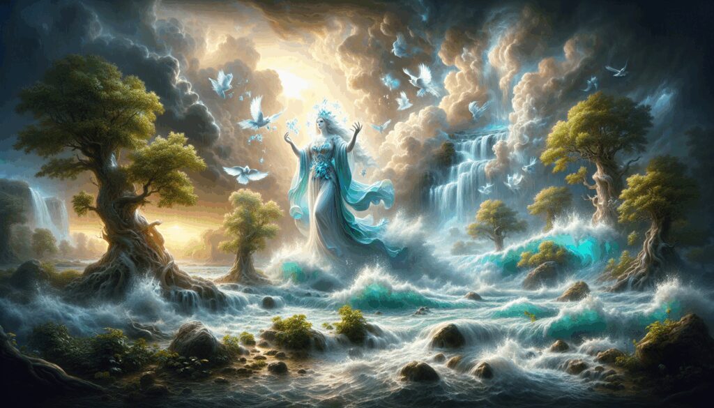 paricia dios divinidad que enviaba inundaciones como castigo Diosas, dioses y deidades