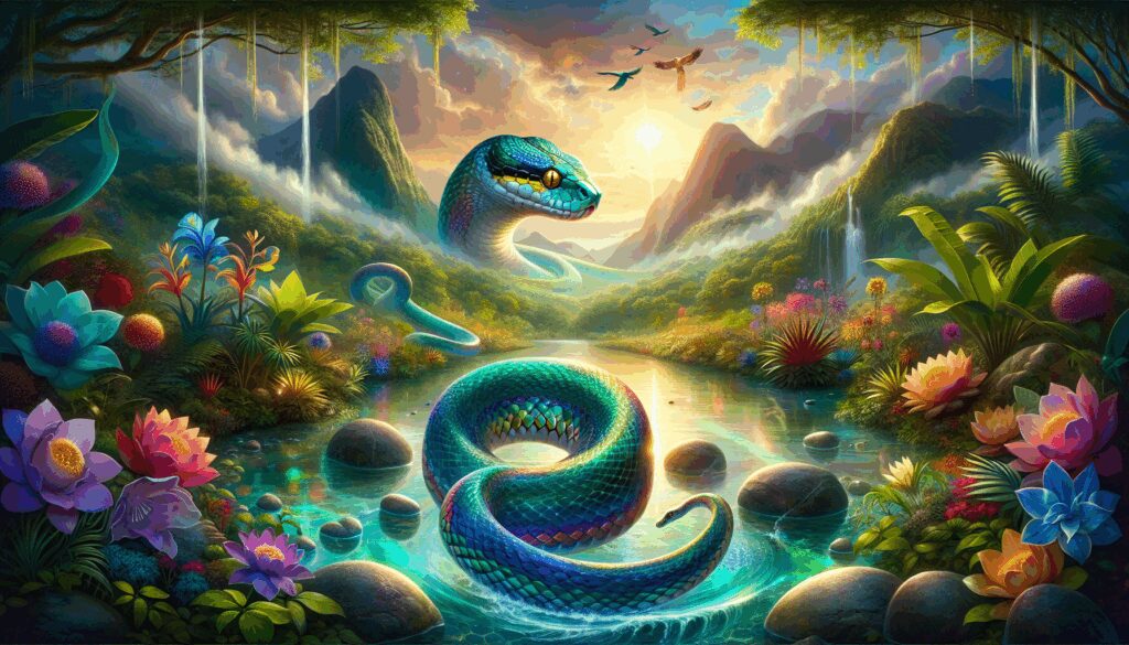 amaru deidad serpiente sagrada asociada al agua la sabiduria y el inframundo Diosas, dioses y deidades