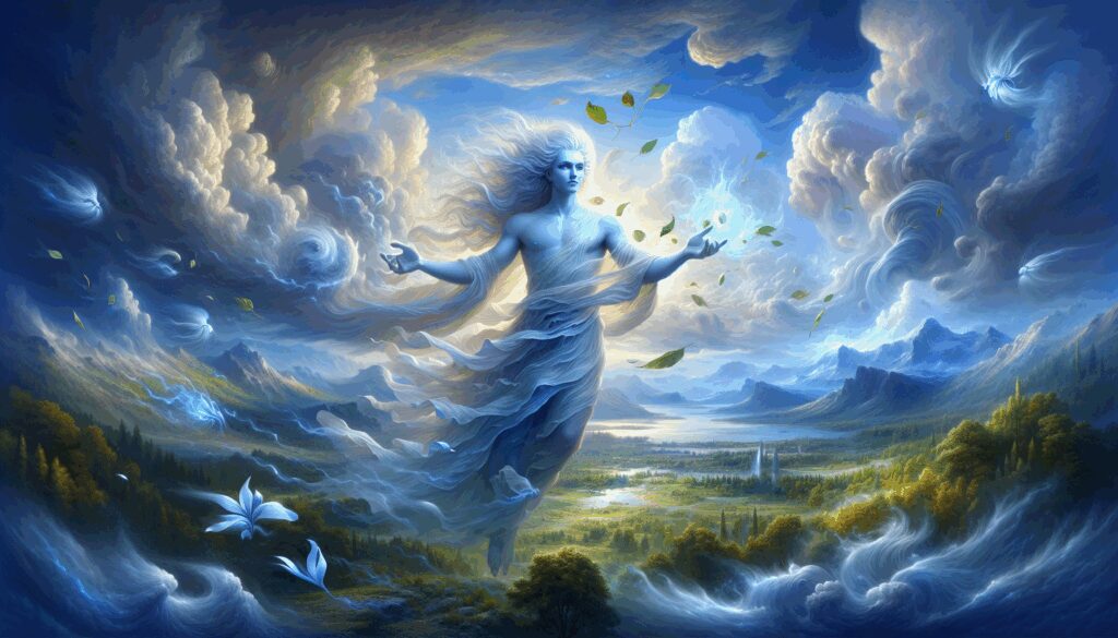 vayu dios espiritu del viento y del aire con facetas benevolas y destructivas Diosas, dioses y deidades