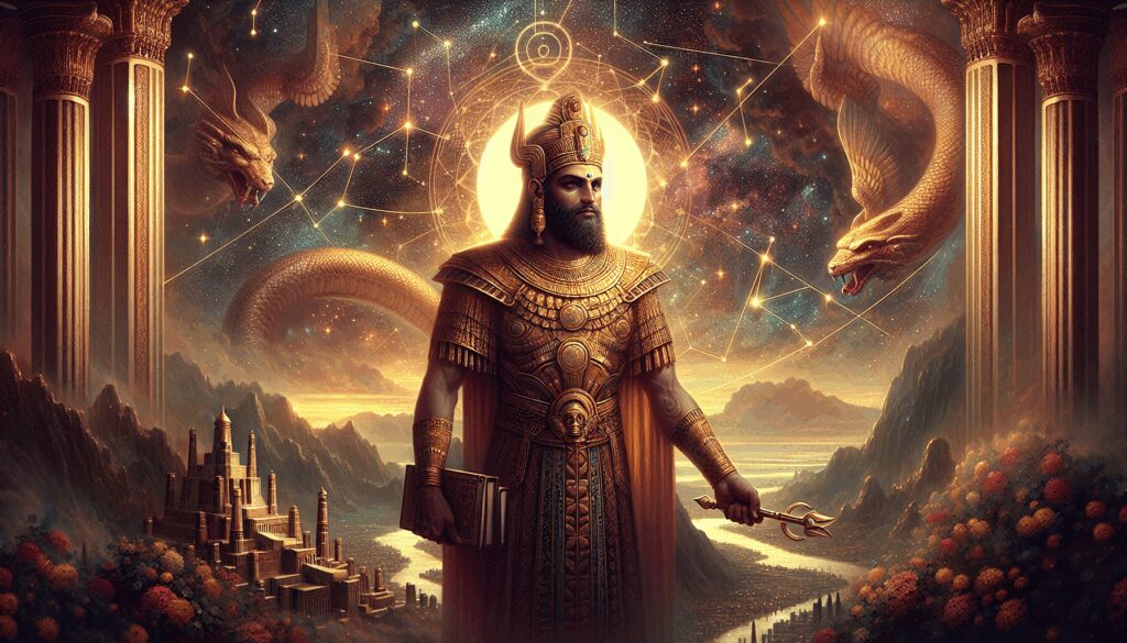marduk dios patron de babilonia y vencedor de tiamat organizador del cosmos Diosas, dioses y deidades