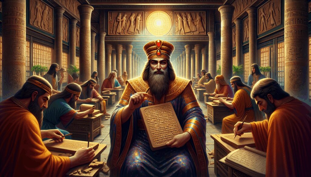 nabu dios patron de la escritura y de los escribas asociado a decretar destinos Diosas, dioses y deidades