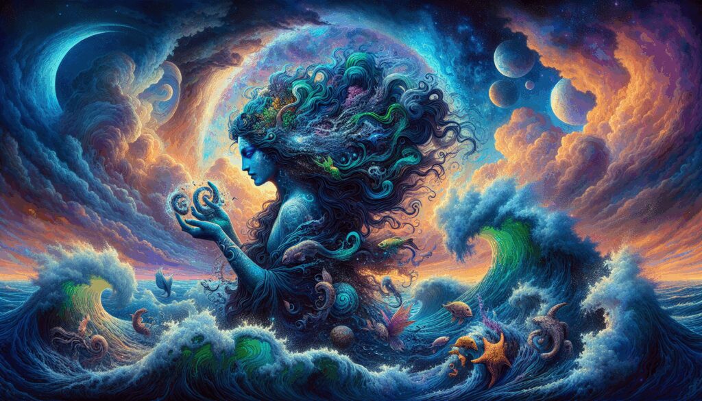 tiamat diosa oceano salado primordial y personificacion del caos antes de la creacion Diosas, dioses y deidades