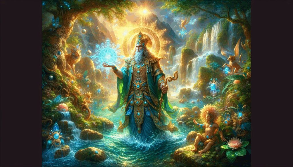 enki dios aguas subterraneas y sabiduria patron de artes magia y oficios Diosas, dioses y deidades