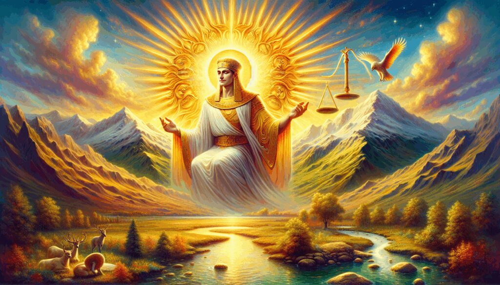utu dios sol y justicia juez que todo lo ve desde el cielo Diosas, dioses y deidades
