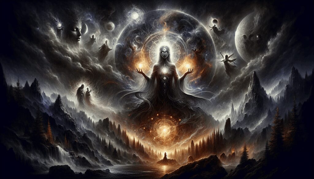 vala deidad demonio o poder oscuro que retiene la luz vencido por los dioses Diosas, dioses y deidades