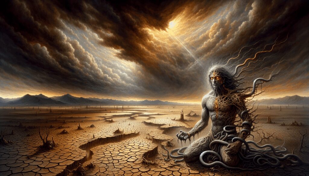 vritra deidad ser demoniaco que encarna la sequia y es derrotado por indra Diosas, dioses y deidades