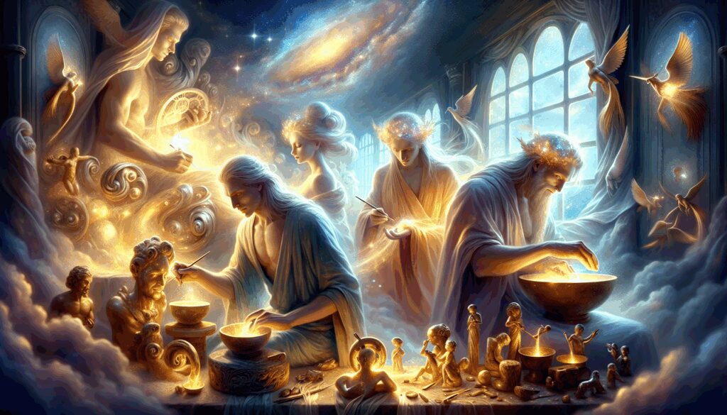 ribhus dioses artesanos divinos que dominan la transformacion y la habilidad manual Diosas, dioses y deidades