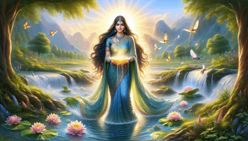 iamuna yamuna diosa rio sagrado personificado y fuente de fertilidad Diosas, dioses y deidades