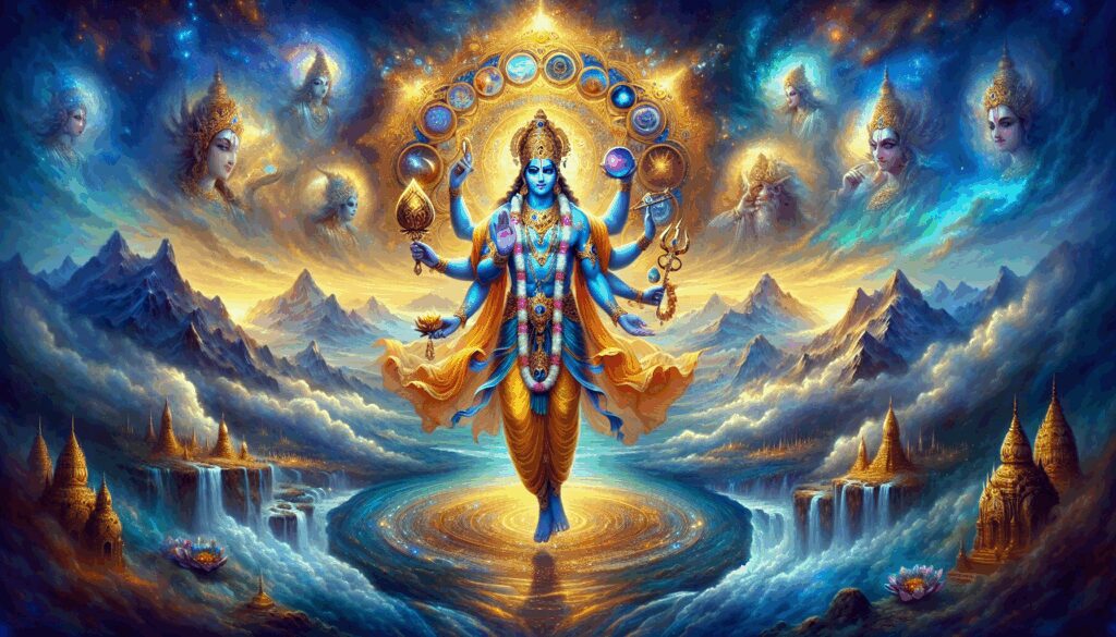 vishnu dios preservador cosmico y protector del orden universal Diosas, dioses y deidades