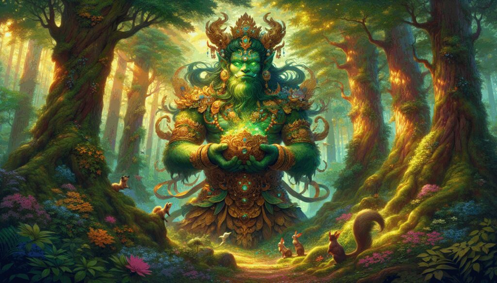 iaksa yaksha deidad y espiritu masculino guardian de tesoros y bosques Diosas, dioses y deidades