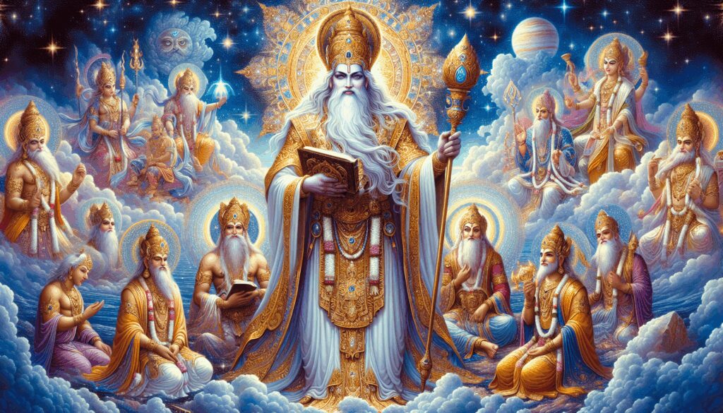 brihaspati dios maestro de los dioses y regente de jupiter Diosas, dioses y deidades