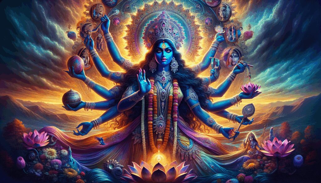 kali diosa fuerza destructiva y protectora diosa del tiempo y la transformacion Diosas, dioses y deidades