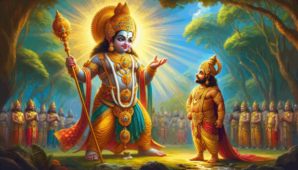 Vámana. Dios. Avatar enano de Vishnu que somete al rey Bali. cultura, impacto y legado de dioses y deidades en las diferentes civilizaciones vamana dios avatar enano de vishnu que somete al rey bali Diosas, dioses y deidades