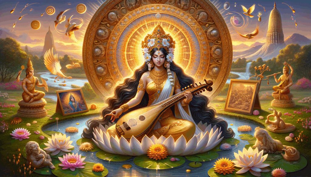 Sarasvati. Diosa. Sabiduría, artes y conocimiento. cultura, impacto y legado de dioses y deidades en las diferentes civilizaciones sarasvati diosa sabiduria artes y conocimiento Diosas, dioses y deidades