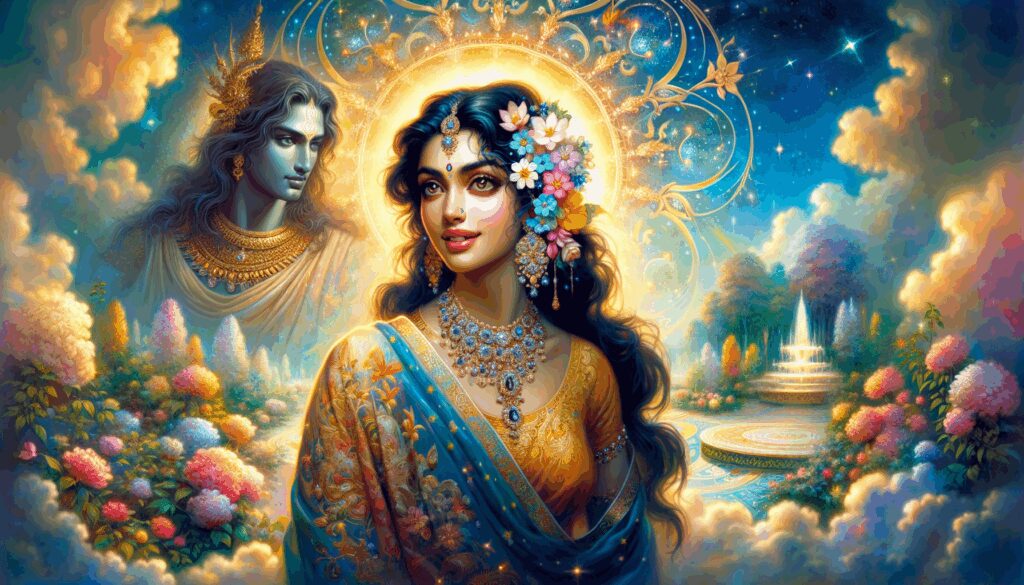 urvashi diosa apsara celebre por su belleza y su historia con arjuna Diosas, dioses y deidades