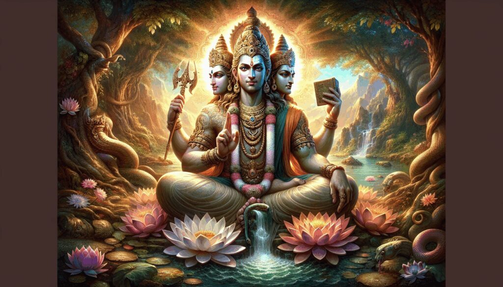 dattatreya dios fusion divina de brahma vishnu y shiva en una sola forma Diosas, dioses y deidades