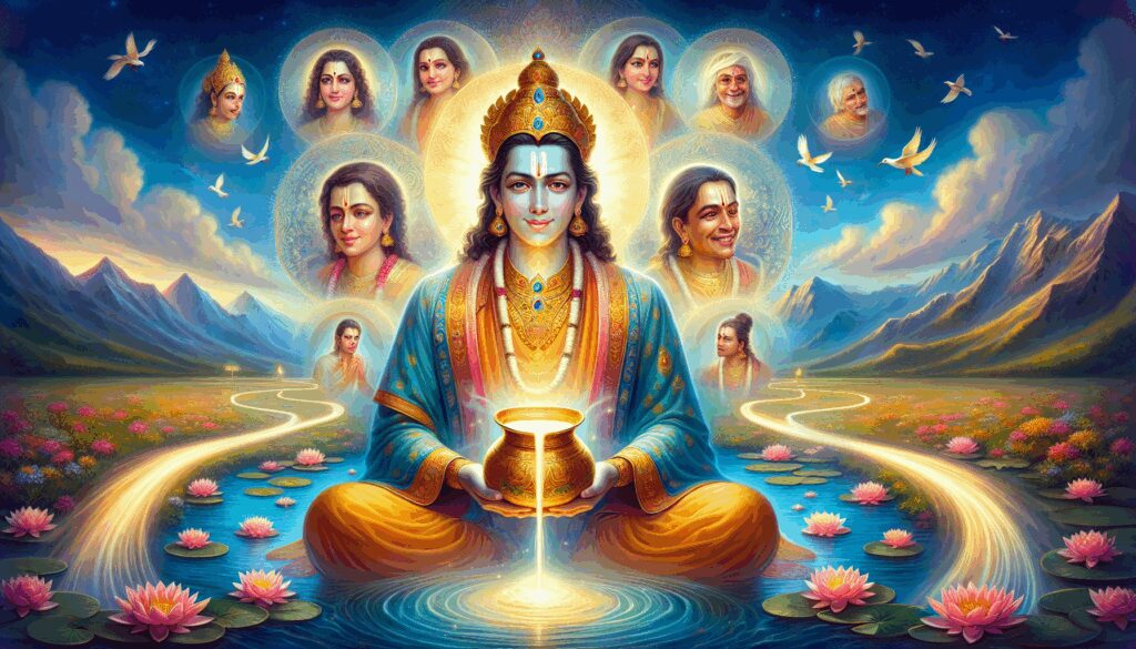 dhanwantari dios medico divino y dispensador del amrita Diosas, dioses y deidades