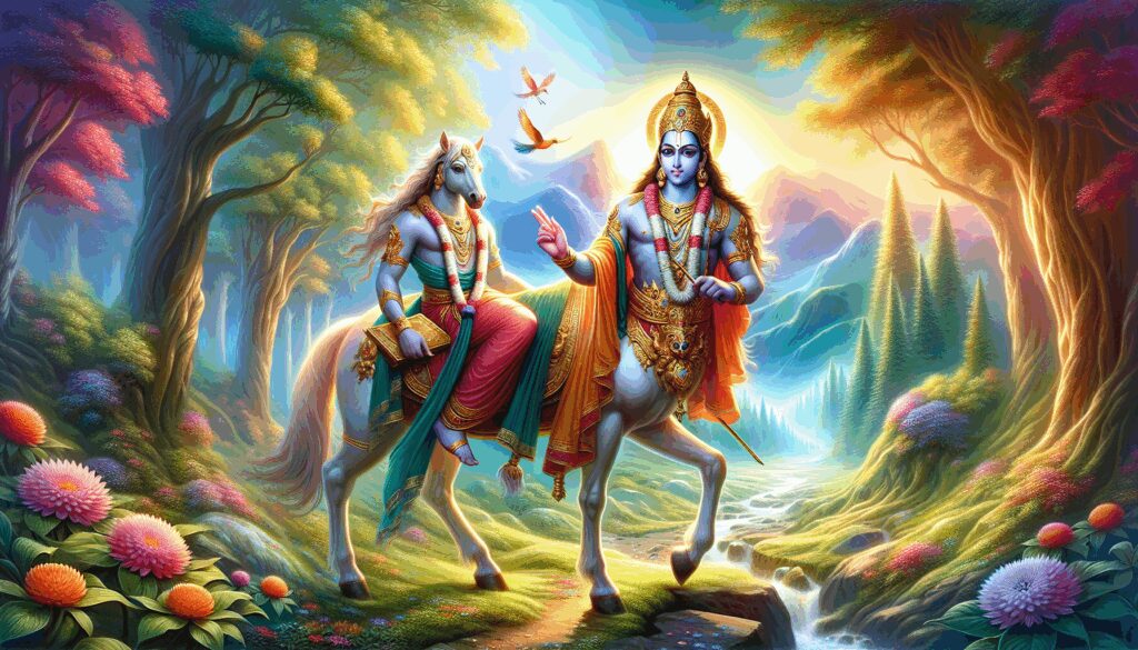 hayagriva dios avatar de vishnu con cabeza de caballo guardian del conocimiento Diosas, dioses y deidades