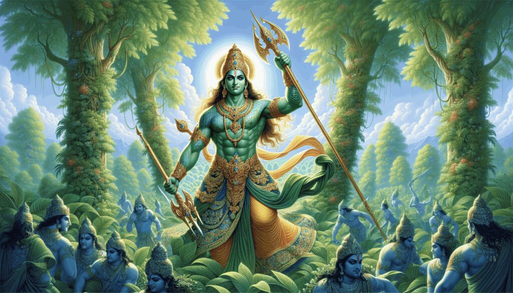 parashurama dios avatar de vishnu con el hacha destructor de reyes injustos Diosas, dioses y deidades