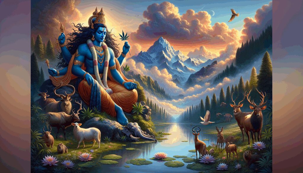 pasupati dios forma de shiva como senor de los seres Diosas, dioses y deidades