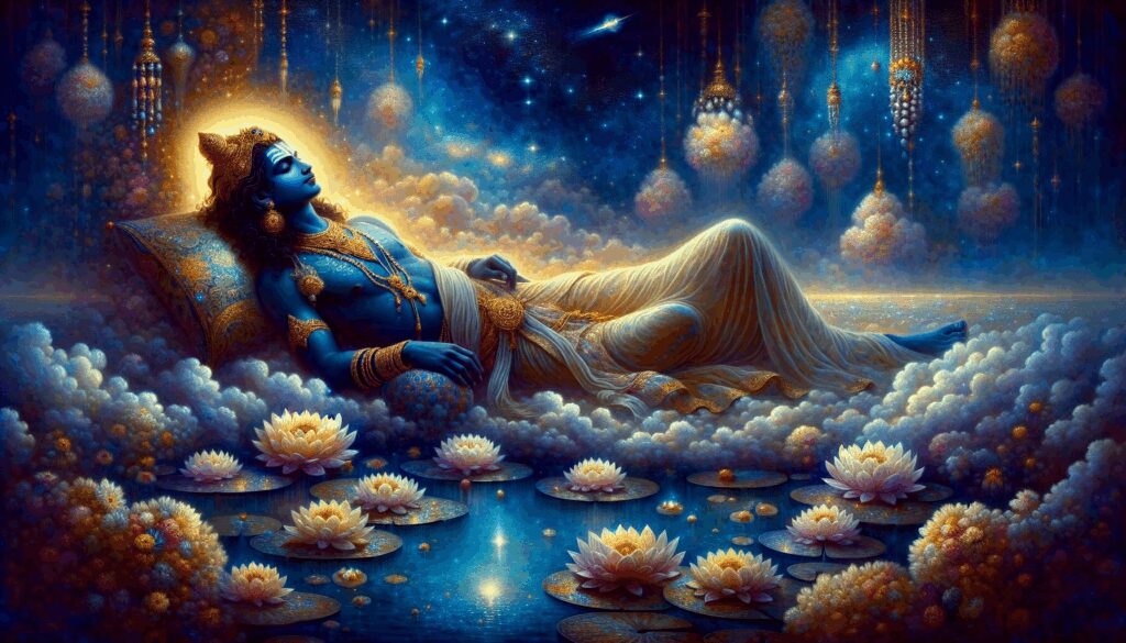 ranganatha dios forma recostada de vishnu en reposo cosmico Diosas, dioses y deidades