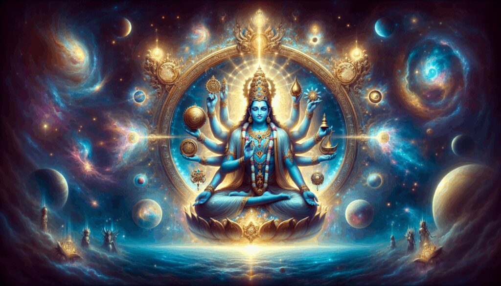 mahavisnu mahavishnu dios y forma suprema de vishnu en el plano cosmico Diosas, dioses y deidades