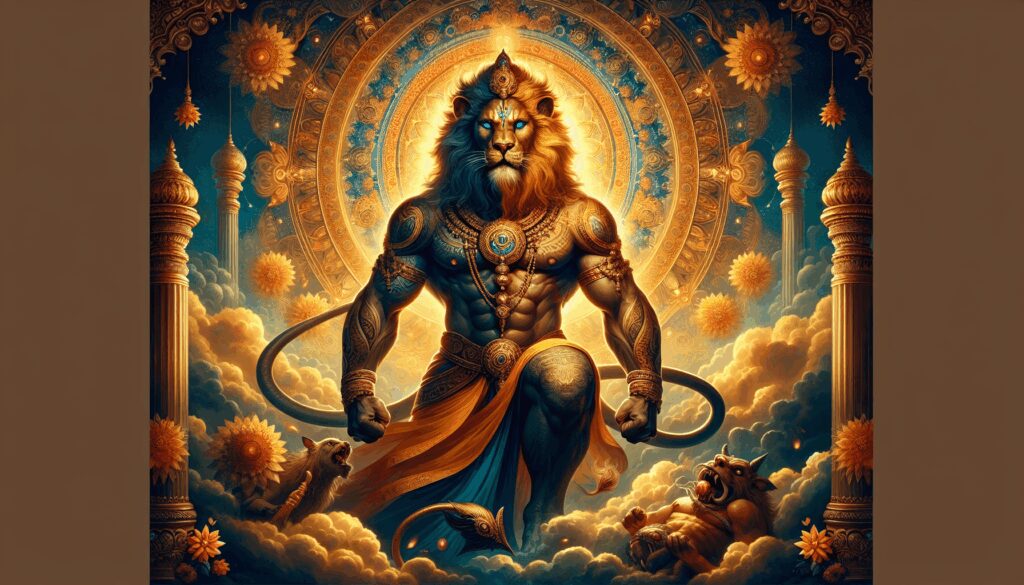 narasinja narasimha dios avatar de vishnu en forma de hombre leon Diosas, dioses y deidades