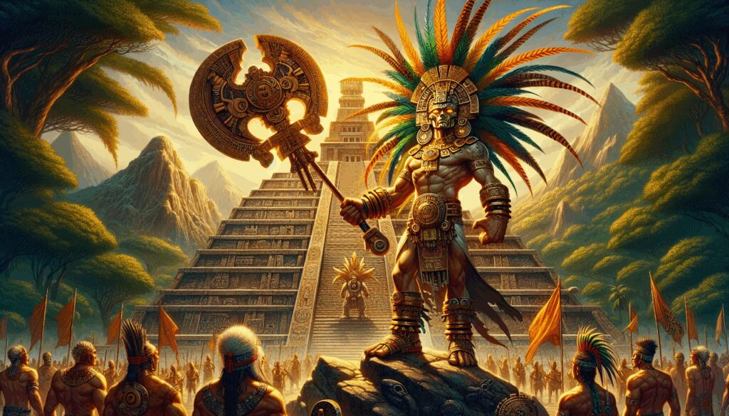 huitzilopochtli dios dios solar de la guerra y patron de los Diosas, dioses y deidades