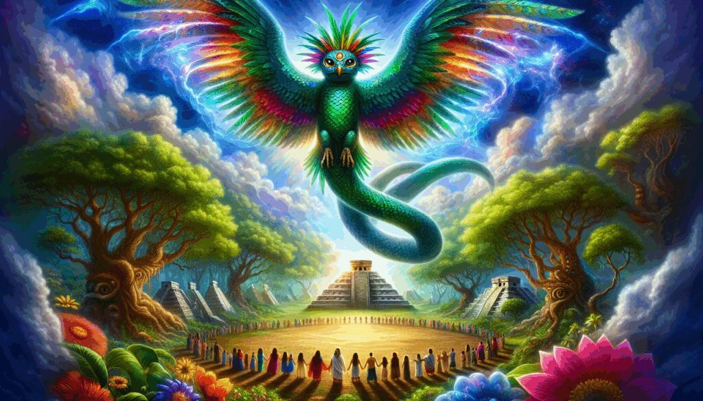 quetzalcoatl dios serpiente emplumada senor del viento la sabiduria y la vida Diosas, dioses y deidades