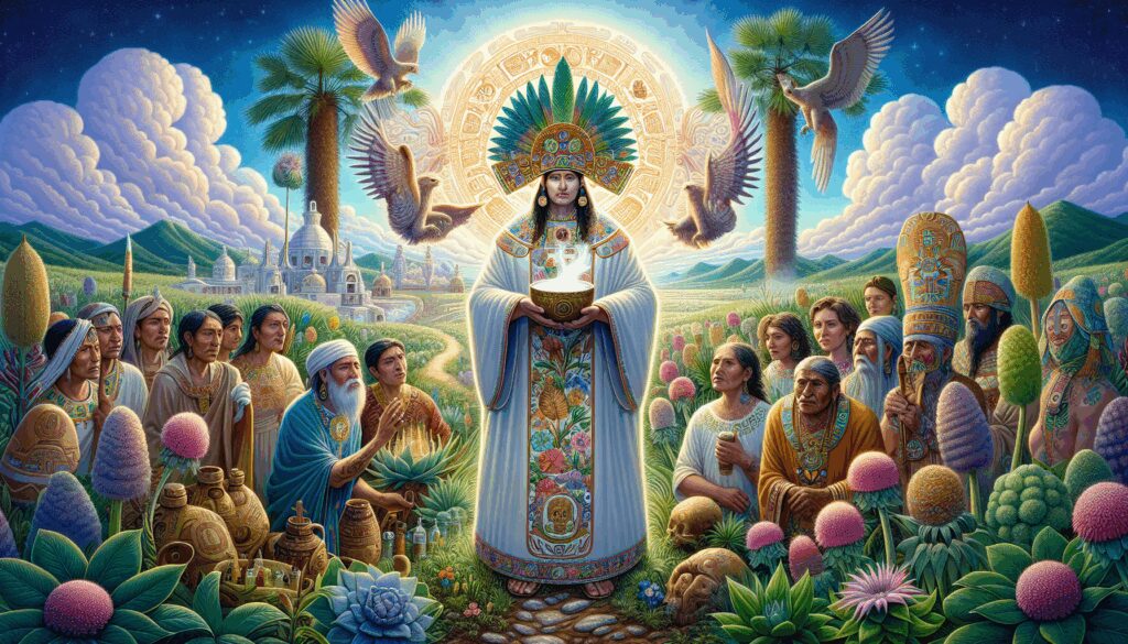 patecatl dios deidad de la medicina y descubridor del pulque Diosas, dioses y deidades