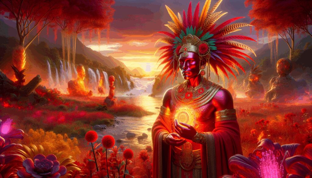 tlatlauhqui deidad aspecto de los dioses de los colores relacionado con lo rojo Diosas, dioses y deidades