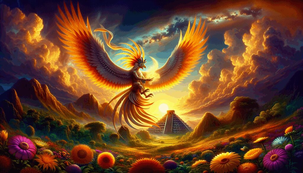 ehecatl dios manifestacion de quetzalcoatl como viento que mueve al sol Diosas, dioses y deidades
