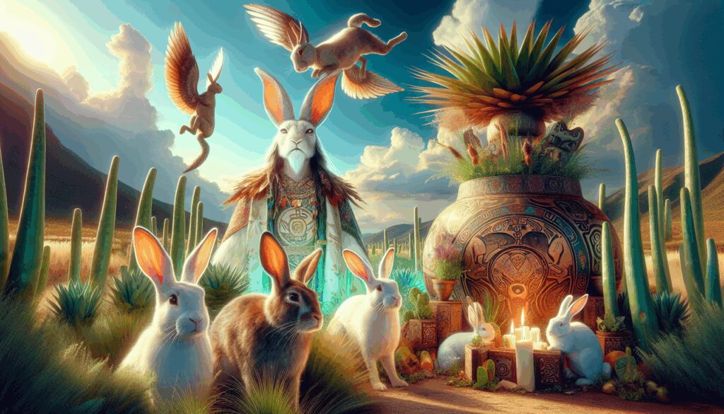 cochimetl dios divinidad del pulque y de los conejos sagrados Diosas, dioses y deidades