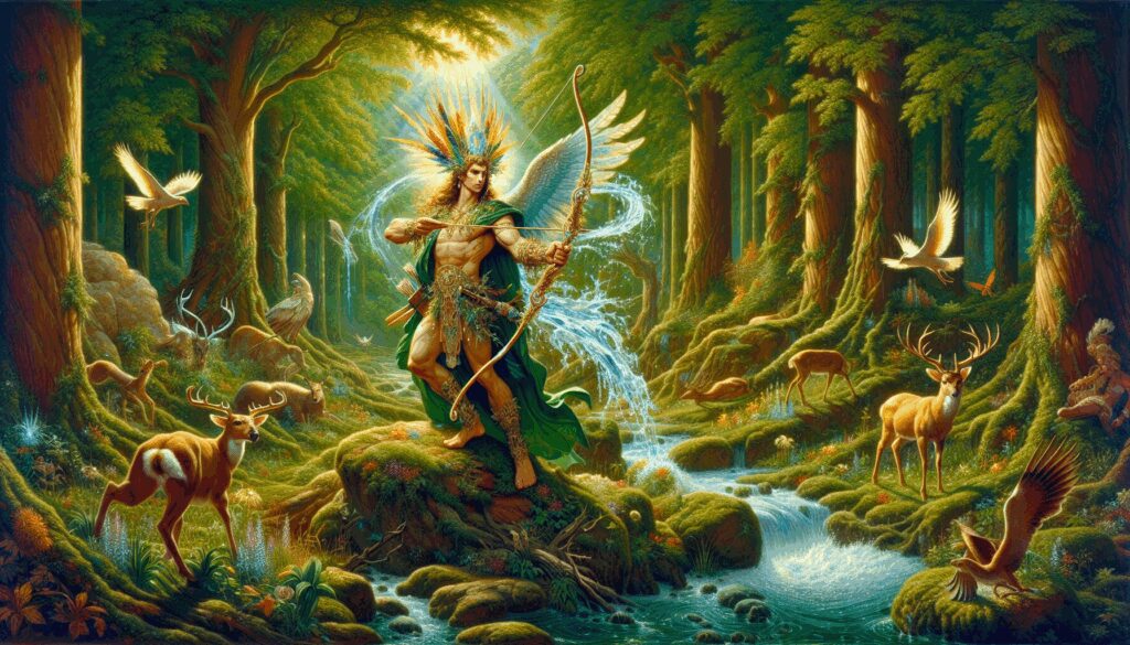 amimitl dios dios de la caza con flechas de agua Diosas, dioses y deidades