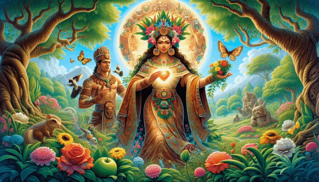 tonacacihuatl diosa madre de los mantenimientos y esposa de tonanacatecuhtli Diosas, dioses y deidades